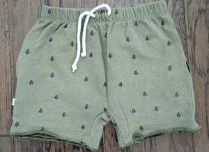 Childhoods Clothing Dark Green Tree Boy Shorts